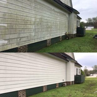Before & After Siding Pressure Washing in Bessemer, AL (2)